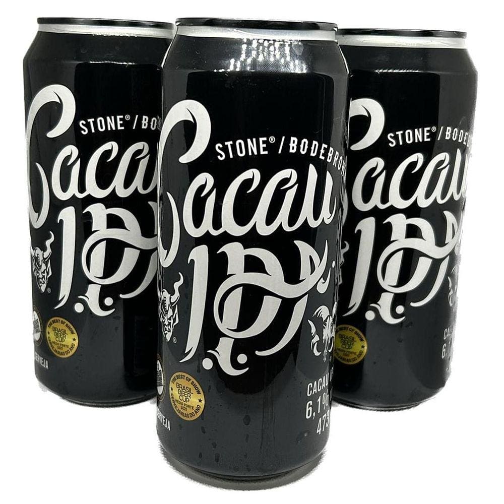 3 Cerveja Cacau Ipa Lata 473Ml Pale Ale Caramelo Bodebrown
