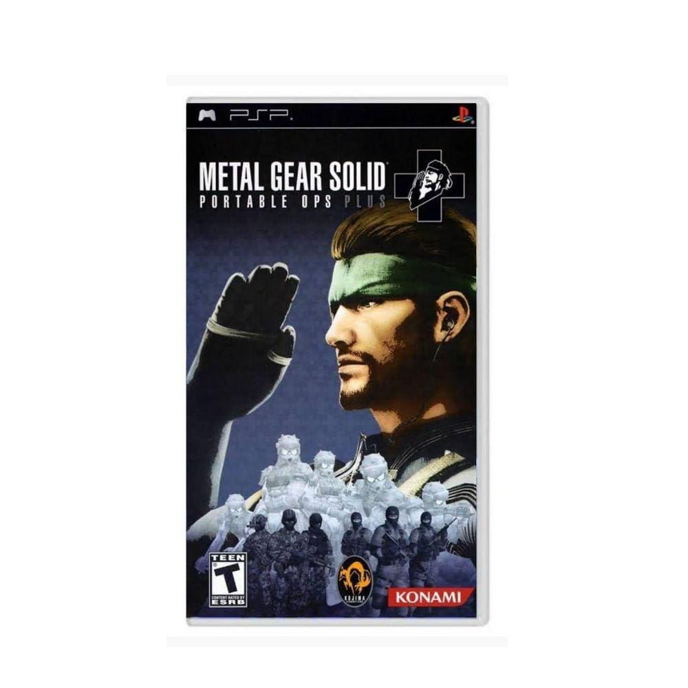 Jogo Metal Gear Solid: Portable Ops Plus - Psp Lacrado