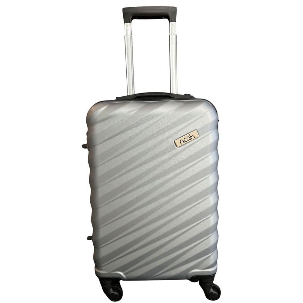 Mala de Viagem Pequena de Bordo 360 Prata Noah 2,5kg