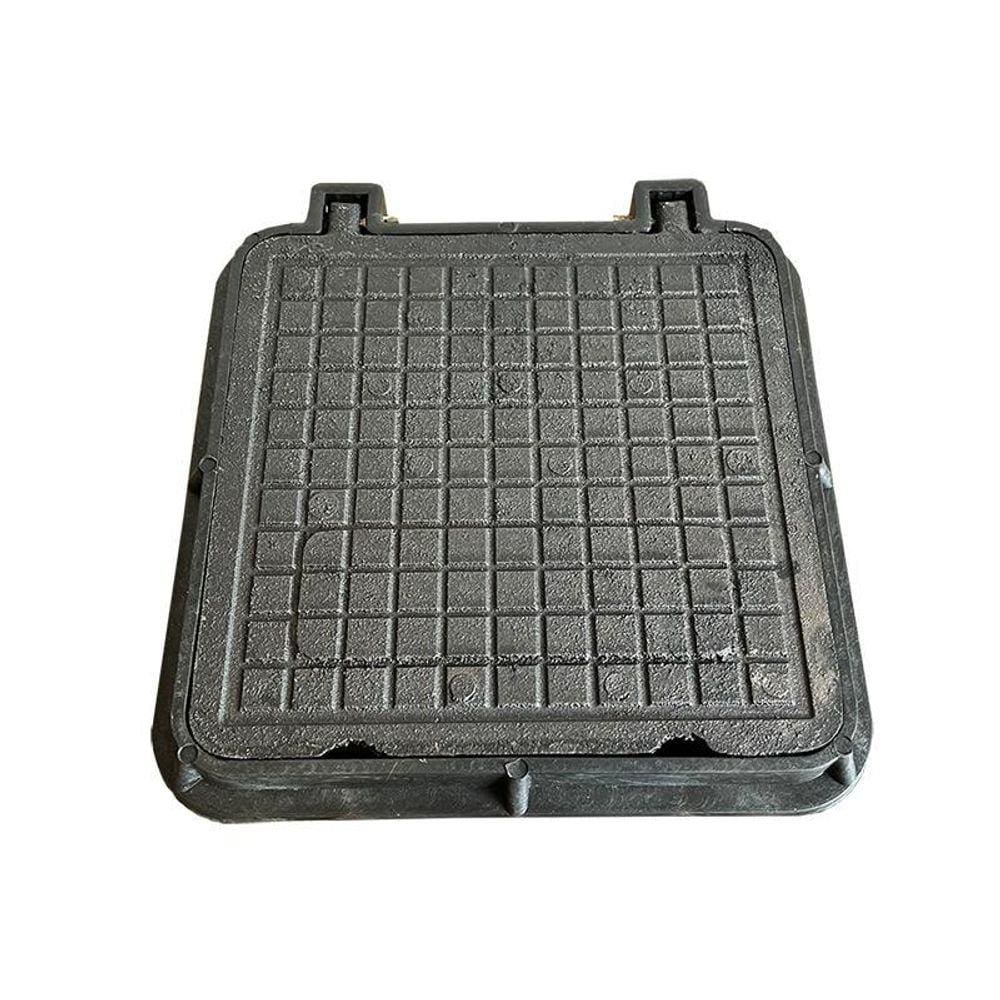 Tampa De Ferro 20X20Cm Calçada Telefone Elétrica Válvula