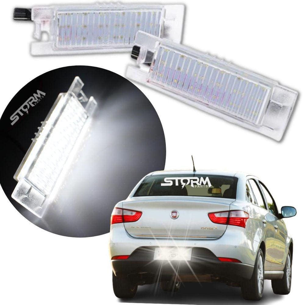 Lâmpada Luz Placa Led Iluminação Fiat Grand Siena