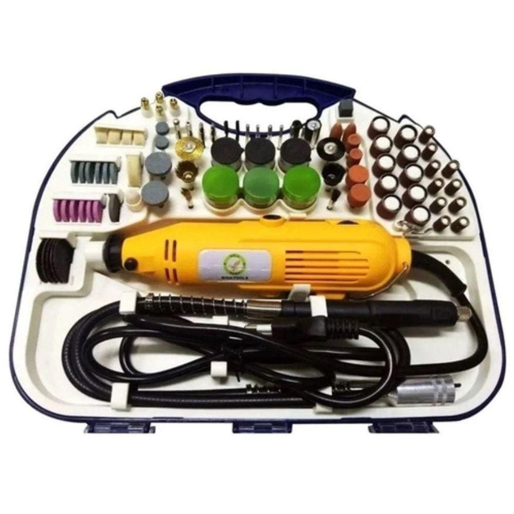 Kit Mini Retifica 220V / Micro Retífica 163 Acessórios