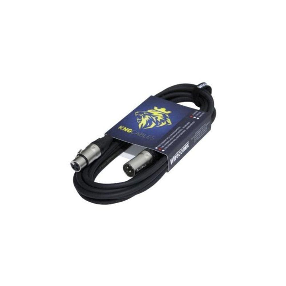 Cabo Para Microfone Balanceado 10 Metros Xlr/Xlr Mcb-10 Kng