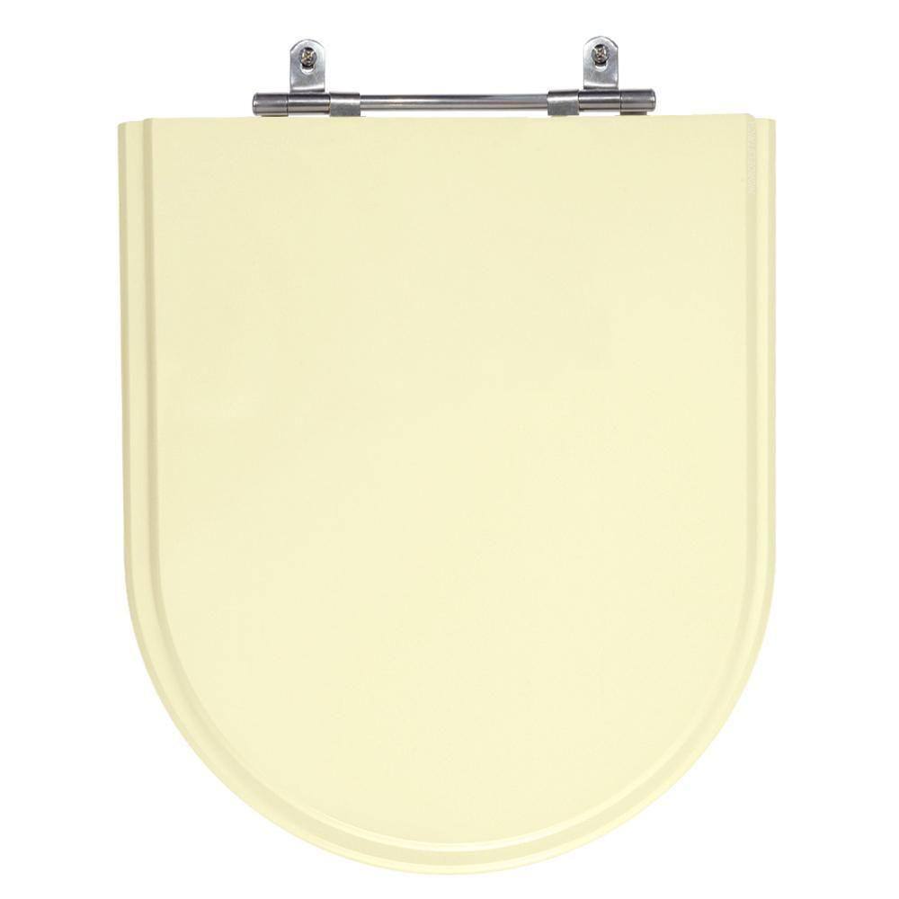 Assento Sanitário Deca Carrara Creme MDF Laminado