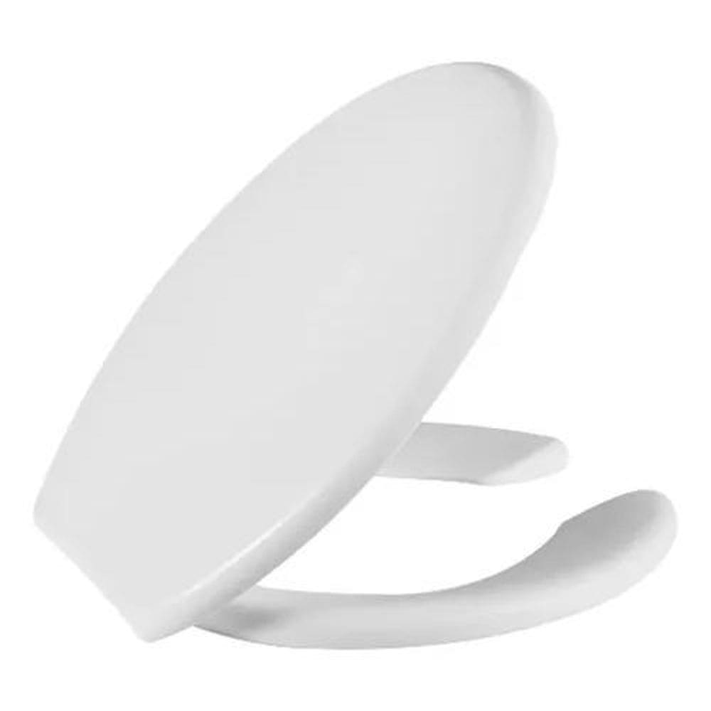 Assento Soft Oval Abertura Frontal Branco Astra