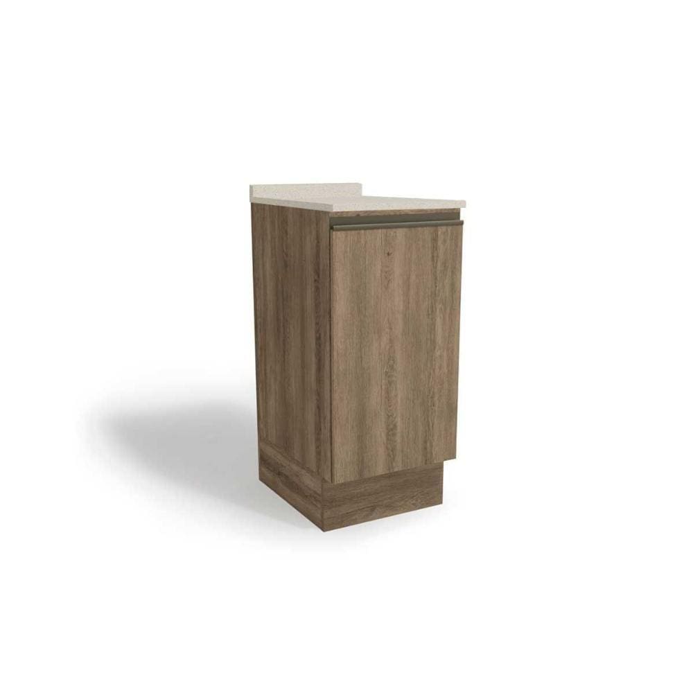 Nicho de Cozinha Modulado Maxxi G741 c/ Tampo 40cm Nogal/Orion - Kappesberg
