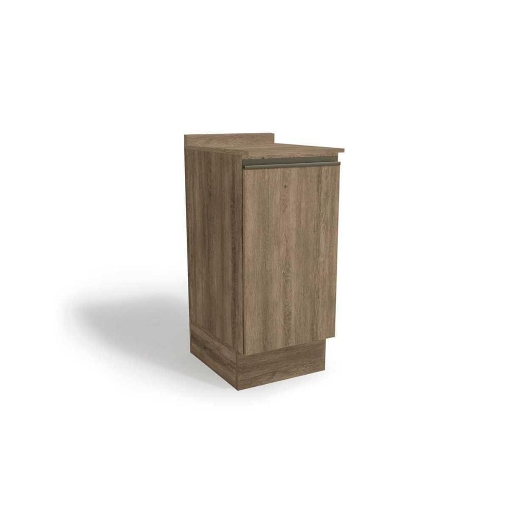 Nicho de Cozinha Modulado Maxxi G741 c/ Tampo 40cm Nogal/Nogal - Kappesberg