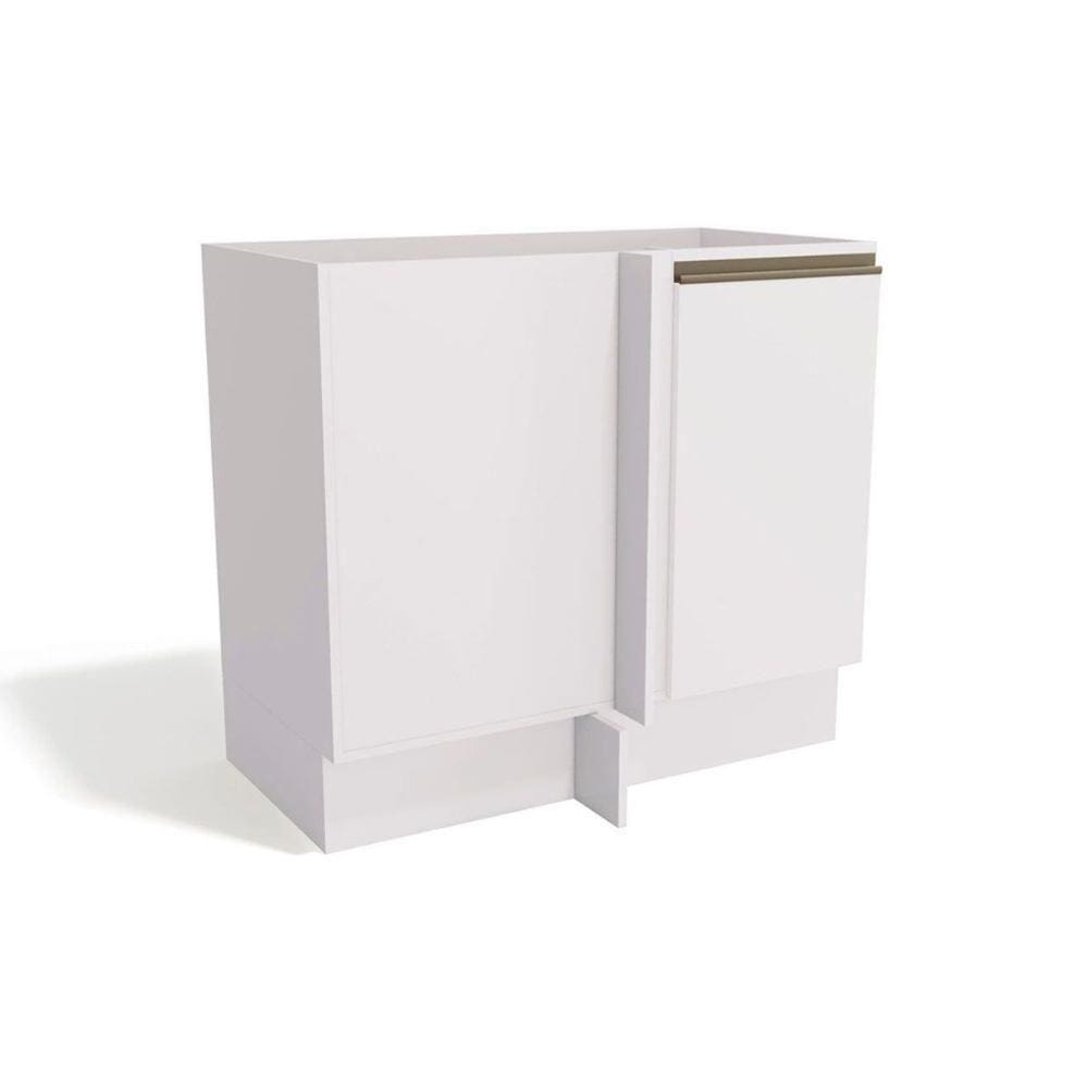 Balcão de Cozinha Maxxi G748 Canto Reto c/ 1 Porta s/ Tampo 98cm Branco - Kappesberg