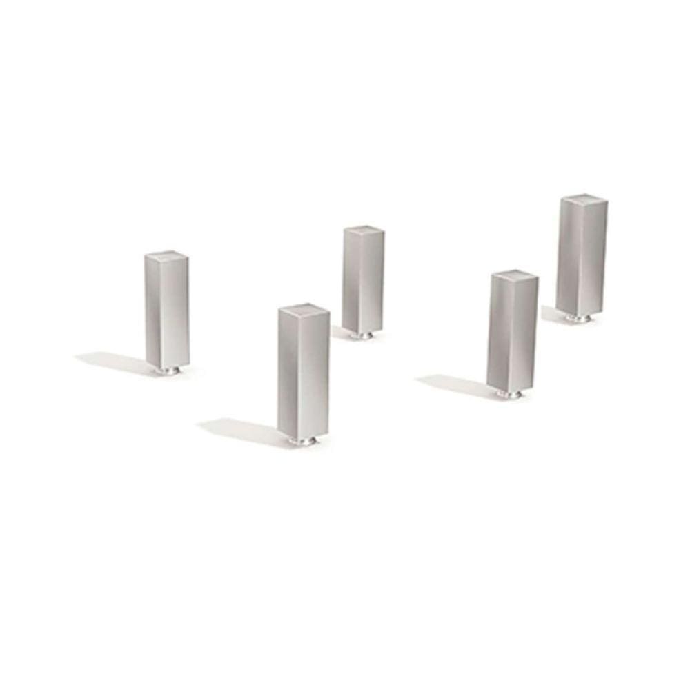 Módulo Cozinha Kappesberg Maxxi Kit 5 Pés PVC Cromado Cromada-Kappesberg