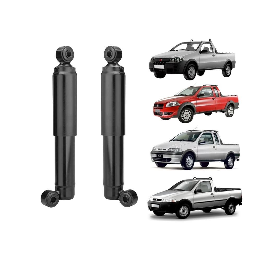Amortecedor Esquerdo + Direito Traseiro Strada Trekking 2002 A 2012 Nakata