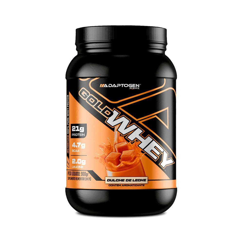 Gold Whey Pote (900g) Dulce de Leche Adaptogen