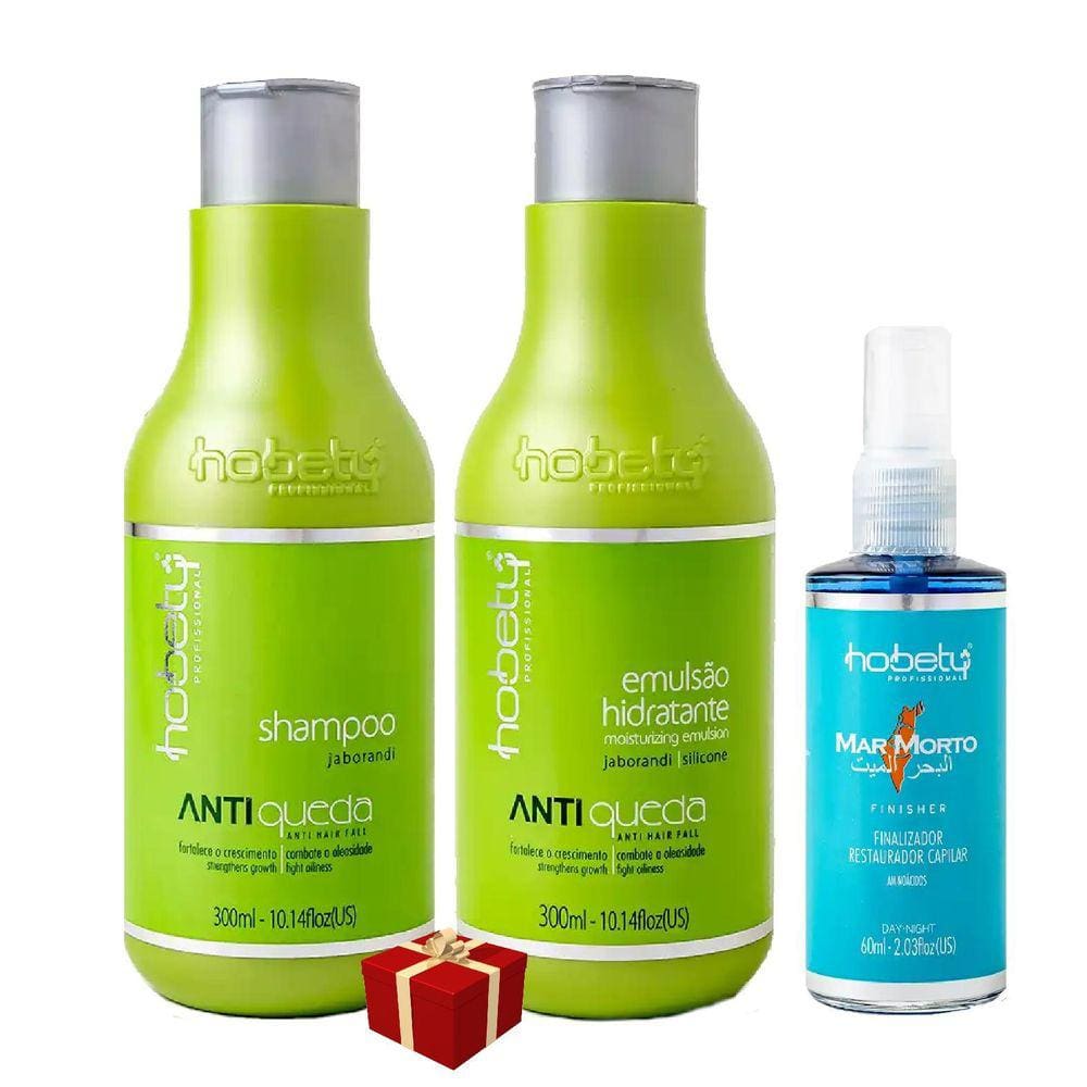 Hobety Antiqueda Sha E Emulsão 300G+ Finaliza Mar Morto 60Ml