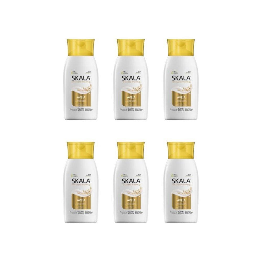 Hidratante Corporal Skala 400Ml Aveia-Kit C/6Un