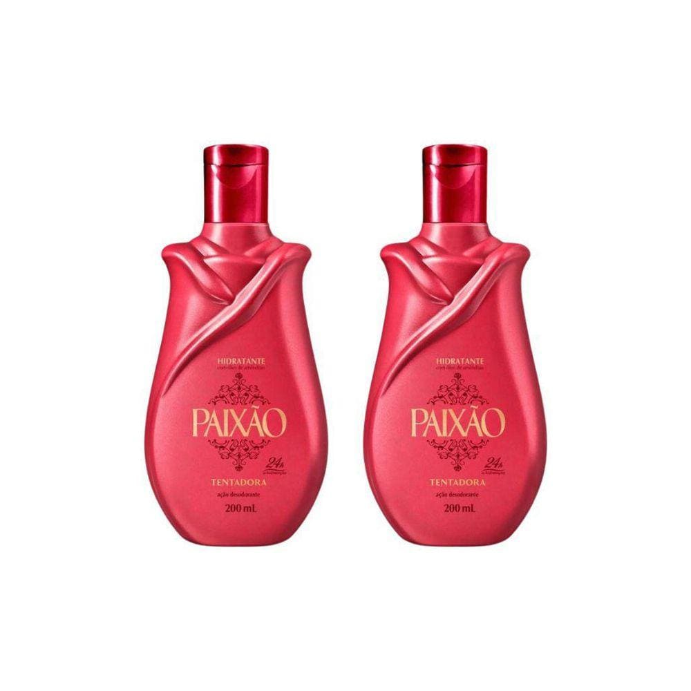 Hidratante Corporal Paixão 200Ml Tent Ameixa Rubi-Kit C/2Un