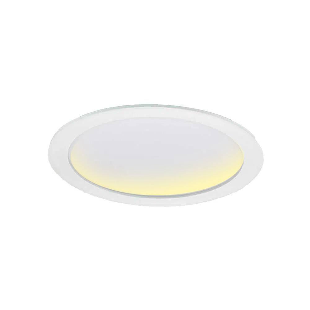 Plafon embutir Philips redondo 12W amarela 3000K BV Ø17