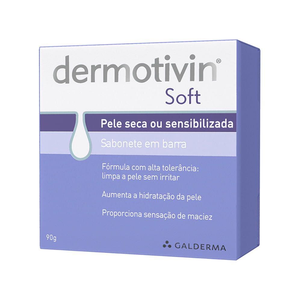 Dermotivin Soft Sabonete em Barra para Pele Seca ou Sensibilizada