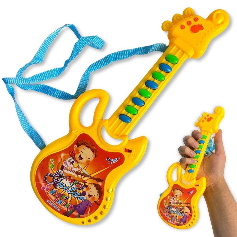 Mini Guitarra Musical Brinquedo Infantil Guitarrinha Com Som