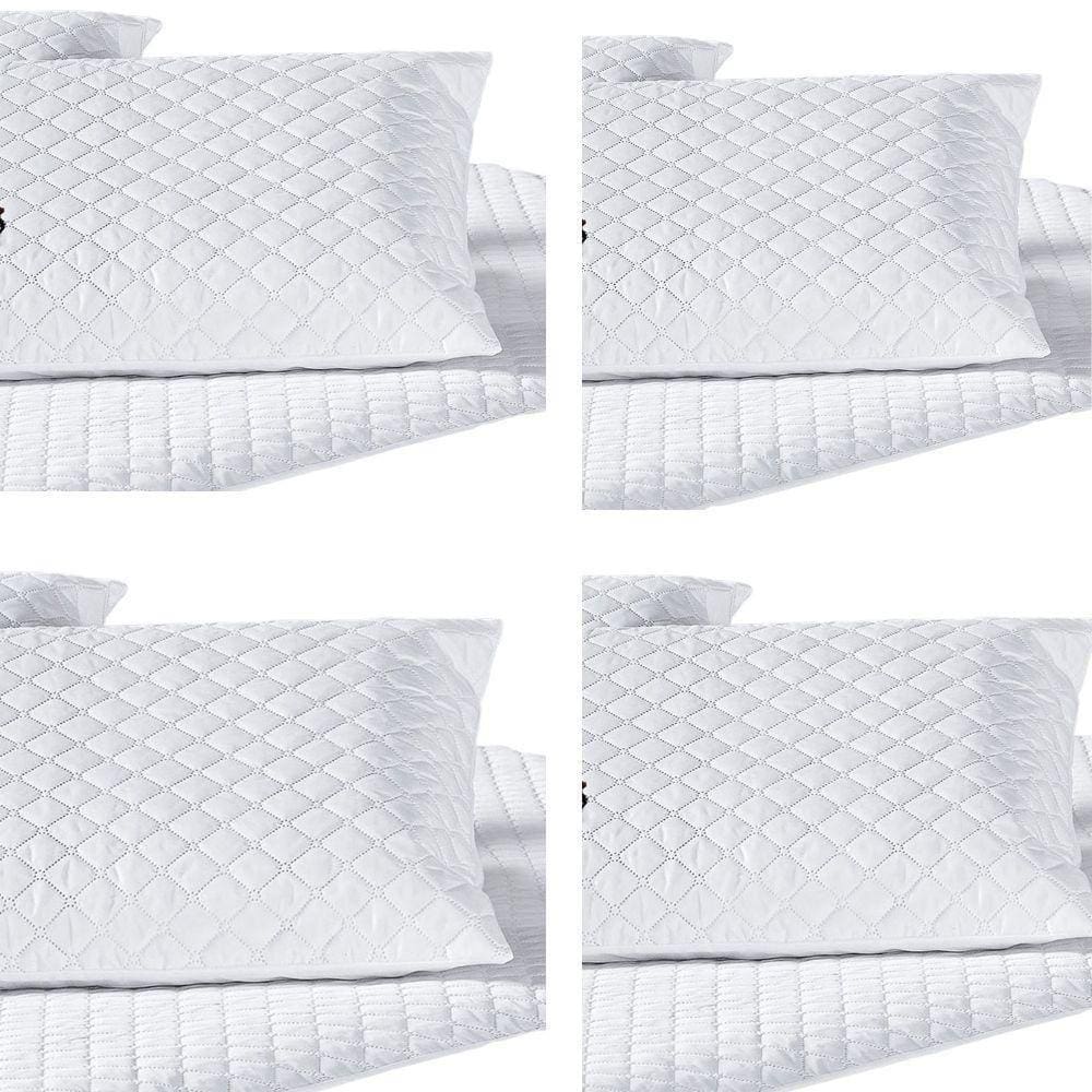 Kit 4 Capas Fronhas Protetoras Impermeável Matelada