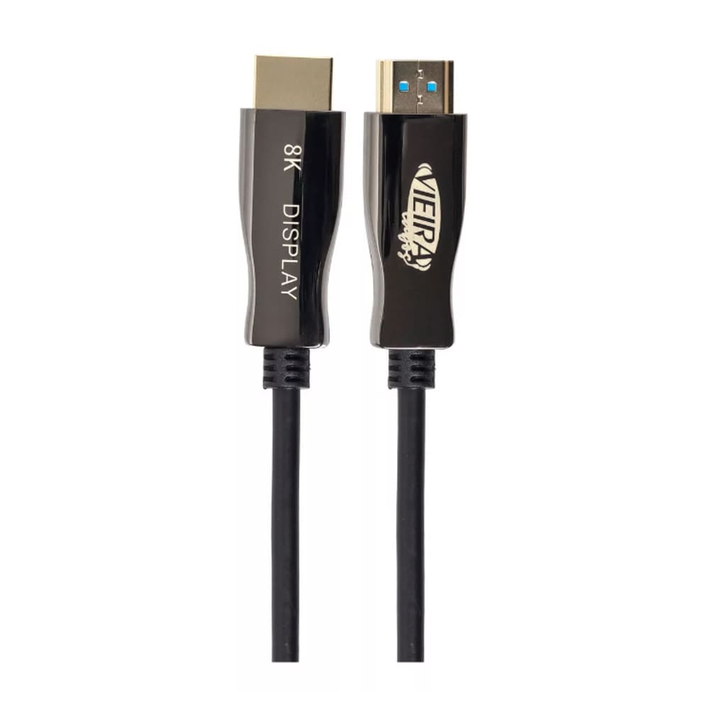Cabo Hdmi 2.1 8k Fibra Óptica -10 Metros - Kit C/ 5 Unidades