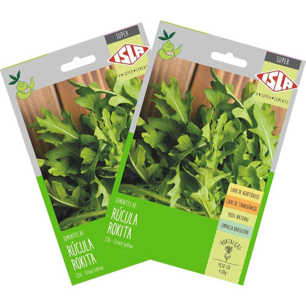 2X Sementes de Rúcula Rokita Super ISLA