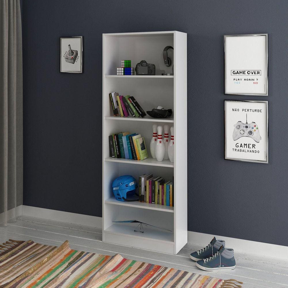 Estante para Escritório 4 Prateleiras Me4141 Branco