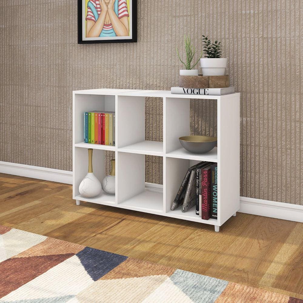 Estante para Livros Multiuso E1719 Branco