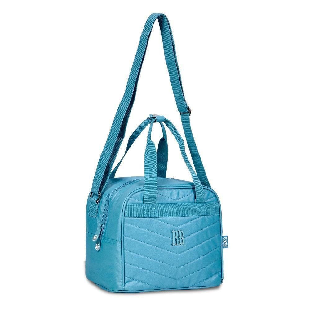 Lancheira Térmica Metalizada Rebecca Bonbon Verde 20x24x14cm