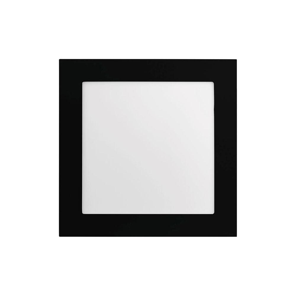 Painel de Led Save Energy Quadrado de Embutir 20W Bivolt Jet Black
