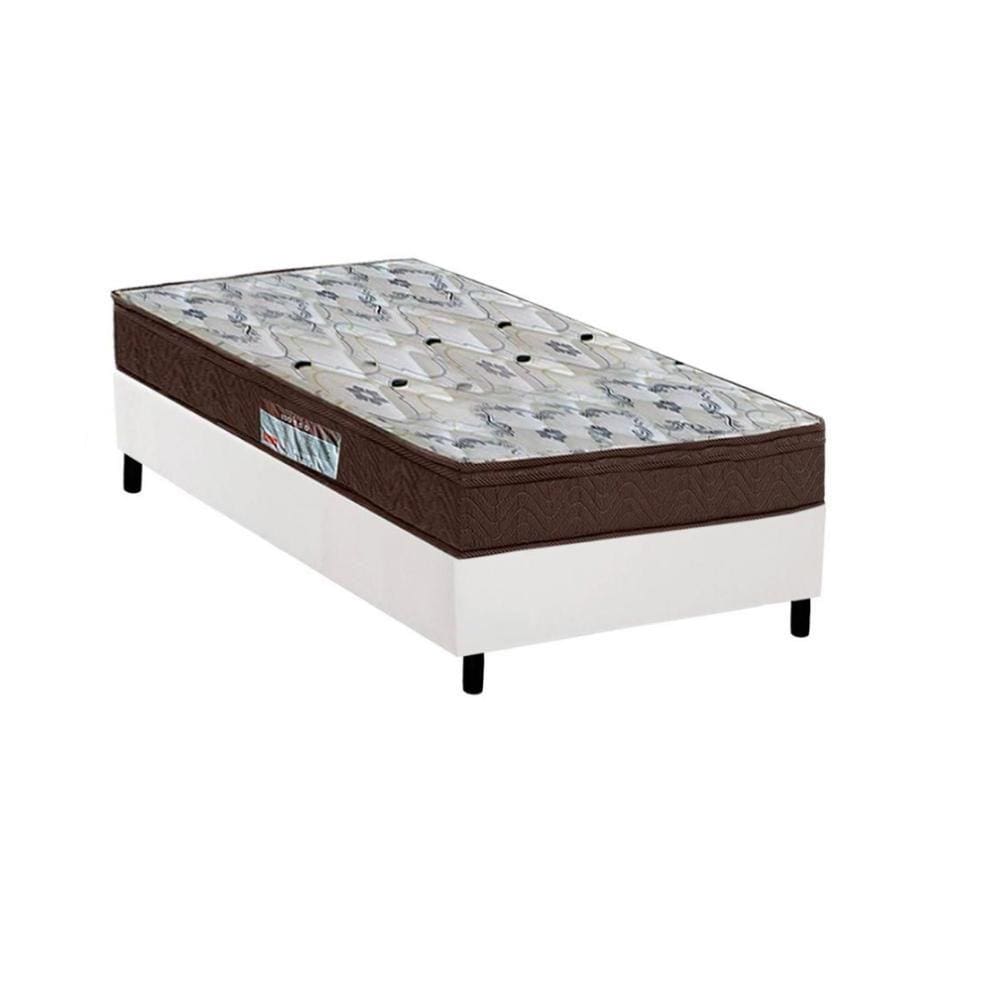 Cama Box Solteiro King + Colchão de Solteiro King Iso 150 D45 Ortopillow 96cm - Suporta até 120Kg
