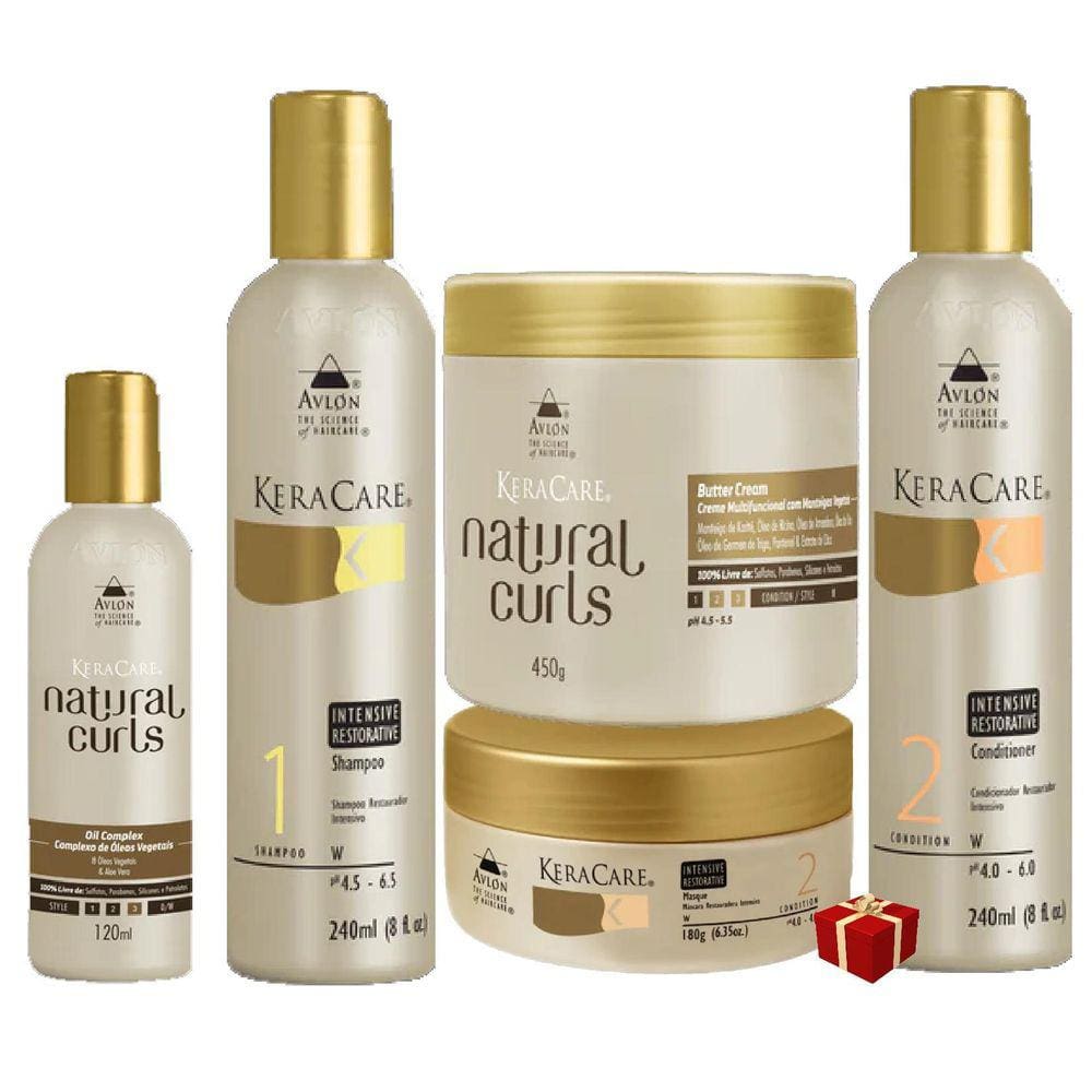 Avlon Curls Butter Cream+Restorative 3 Passo+Oil Complex