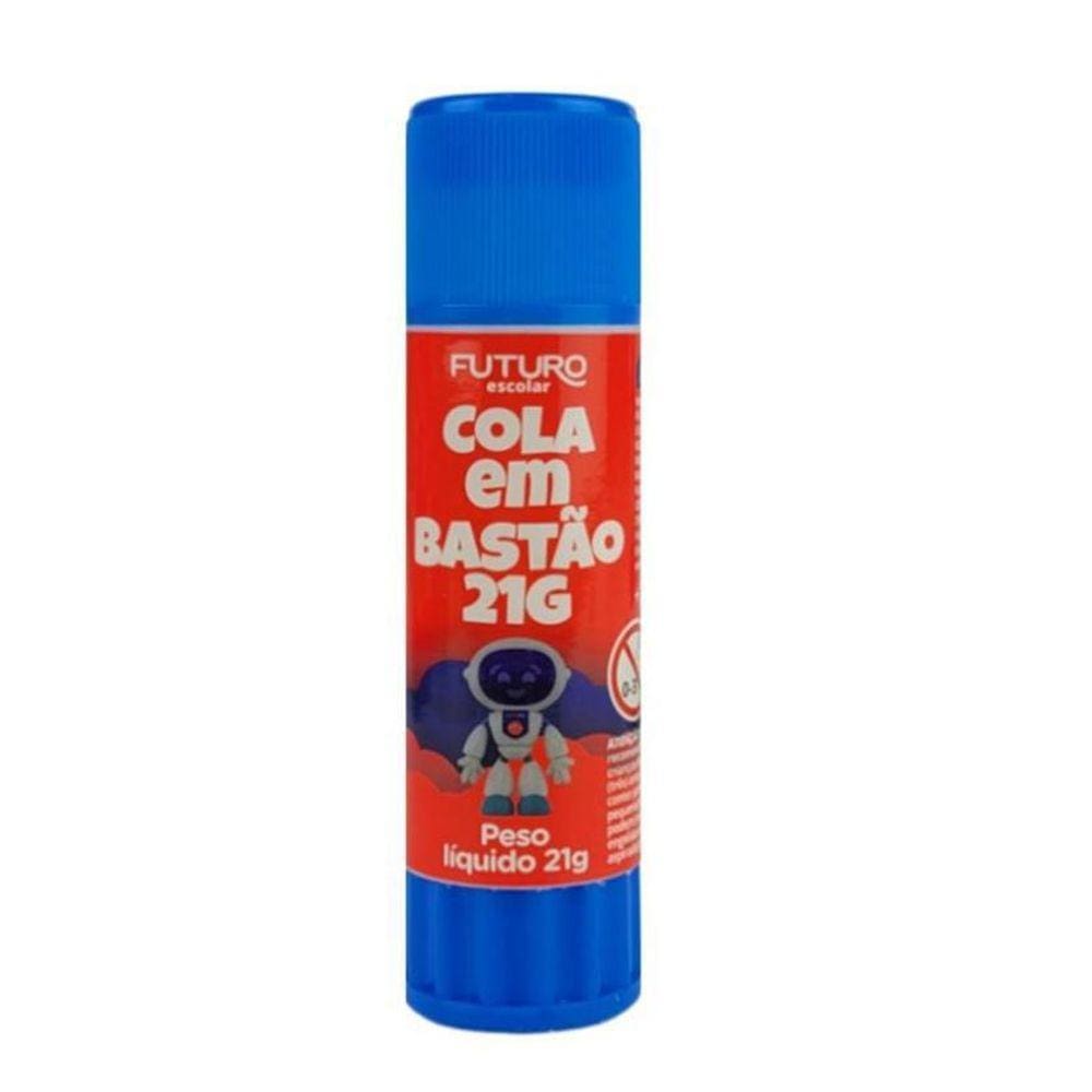 Cola Em Bastão Escolar 21 Gramas Kit Com 12 Unidades