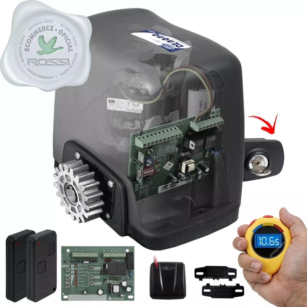 Kit 1 Motor Rossi Dz Nano Turbo 2 Control 1 Txcar 600kg