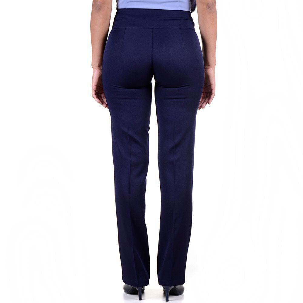 Calça social azul marinho shops feminina uniforme