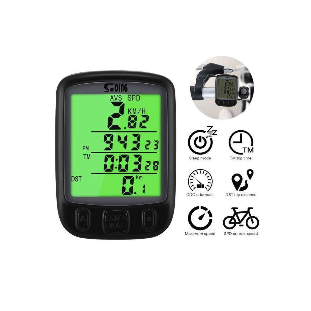 Velocímetro Bike - Led No Visor, Monitoramento Preciso