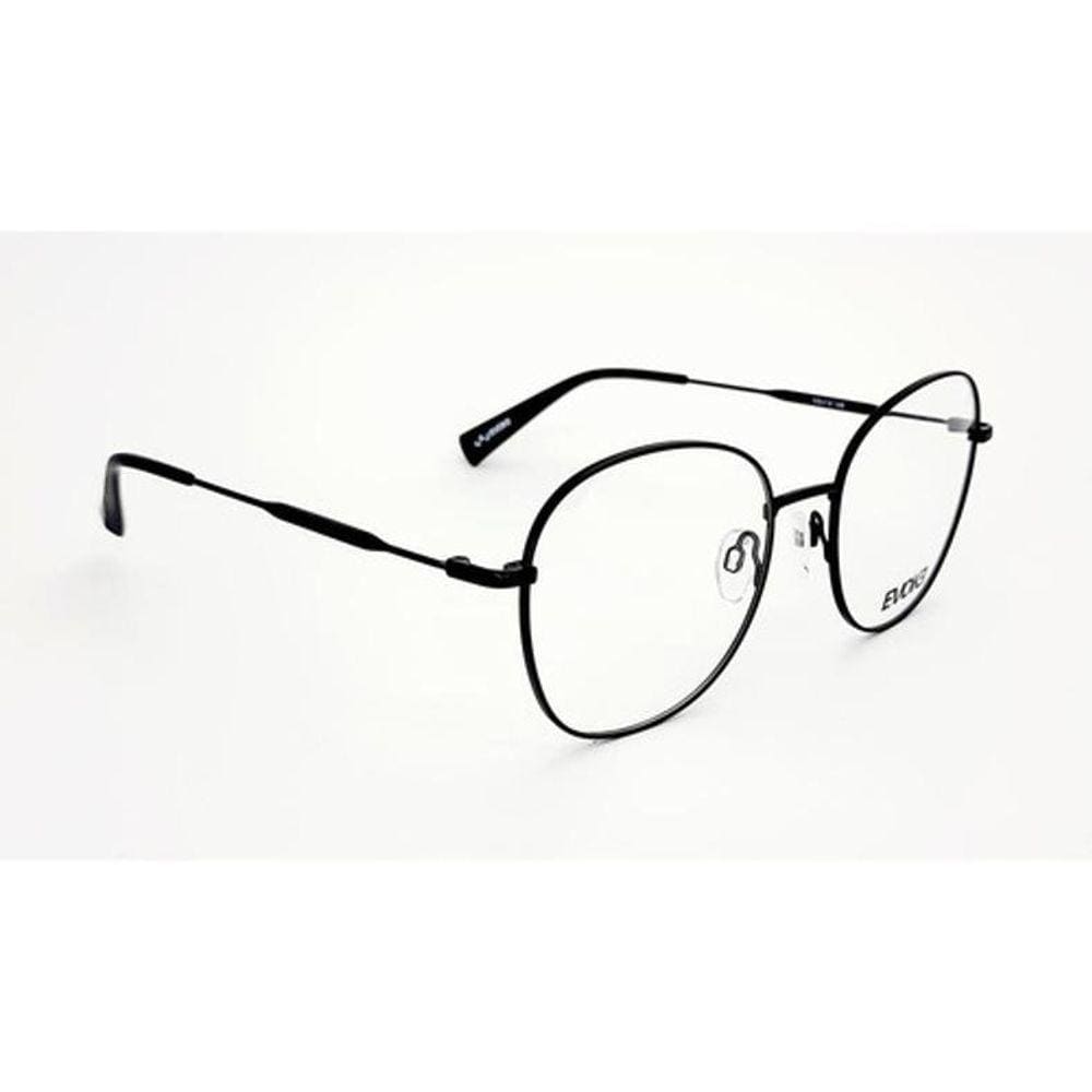 Óculos Armação Evoke For You Dx163 09B Redondo Grande Preto