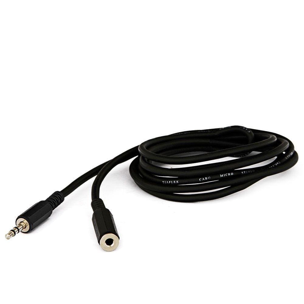 Cabo Extensão Fone De Ouvido Plug P2 - 2 Metros