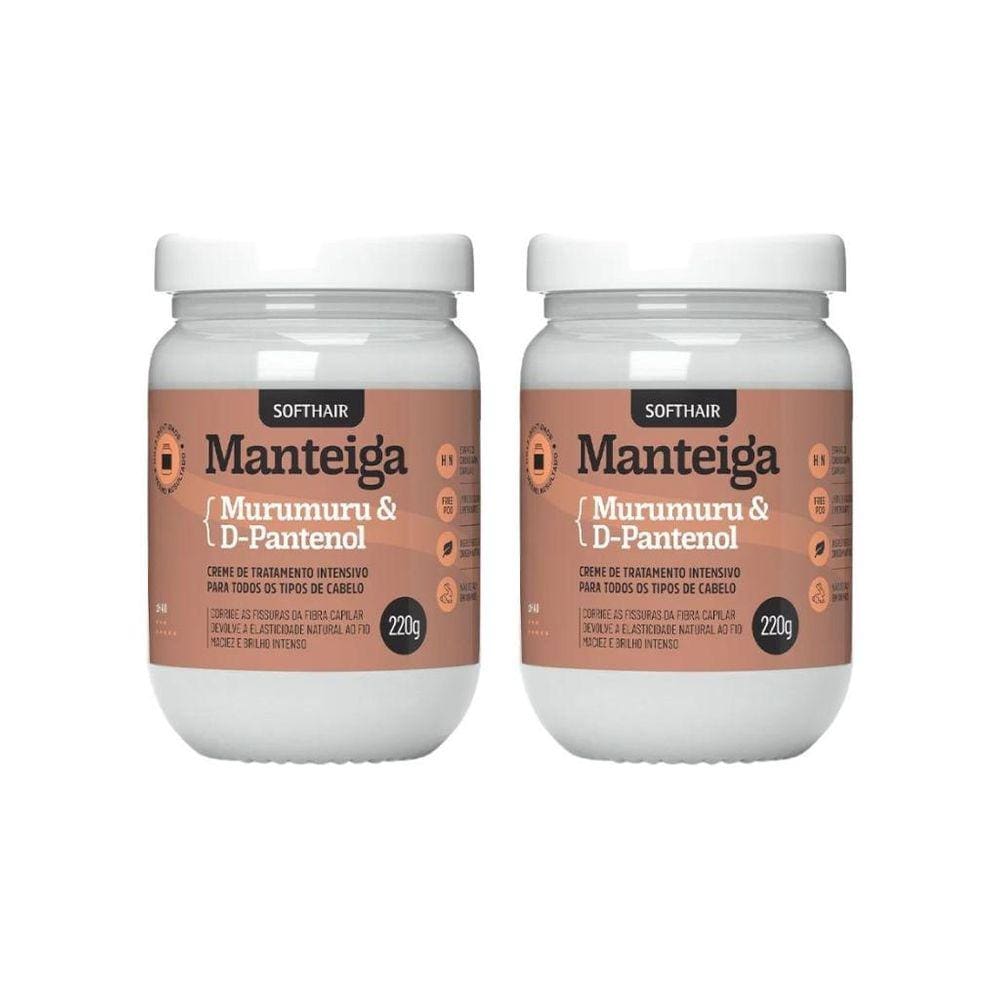 Creme De Tratamento Capilar Soft Hair 220G Murumuru Pant-2Un
