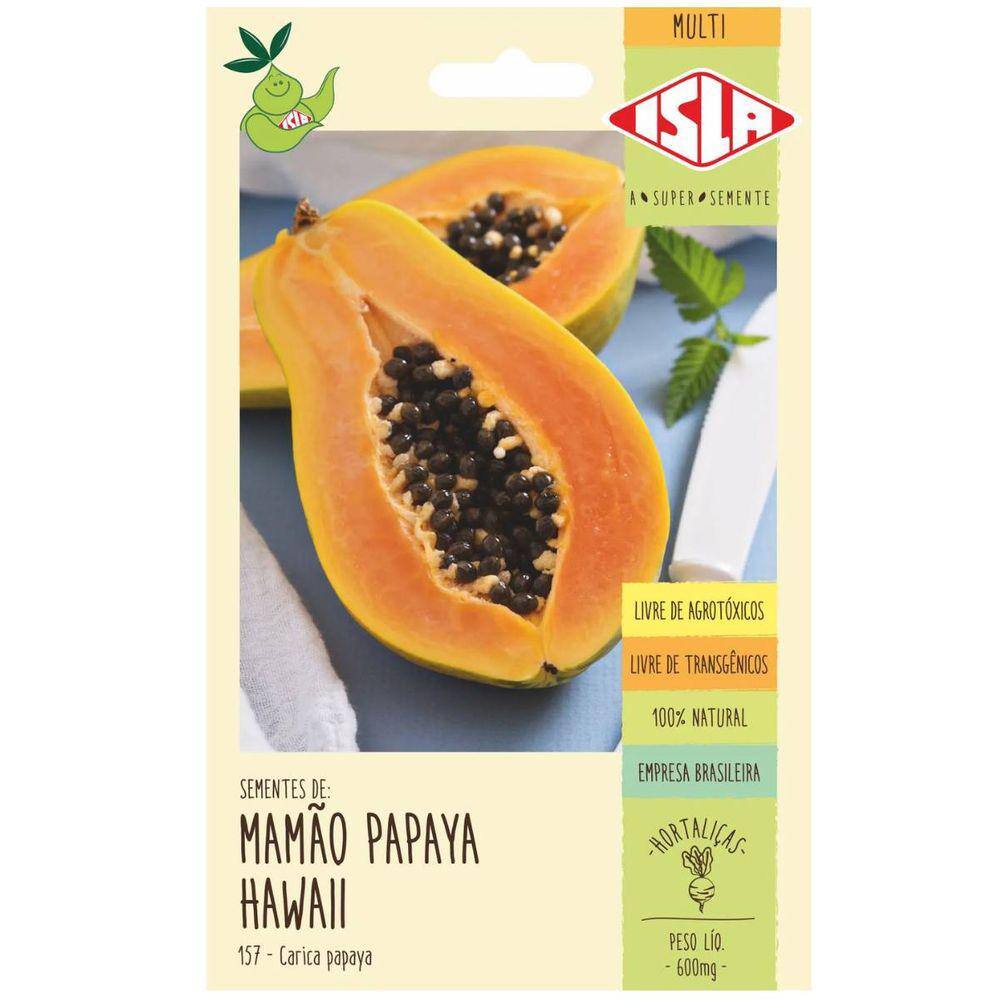 Sementes de Mamão Papaya Hawaii ISLA