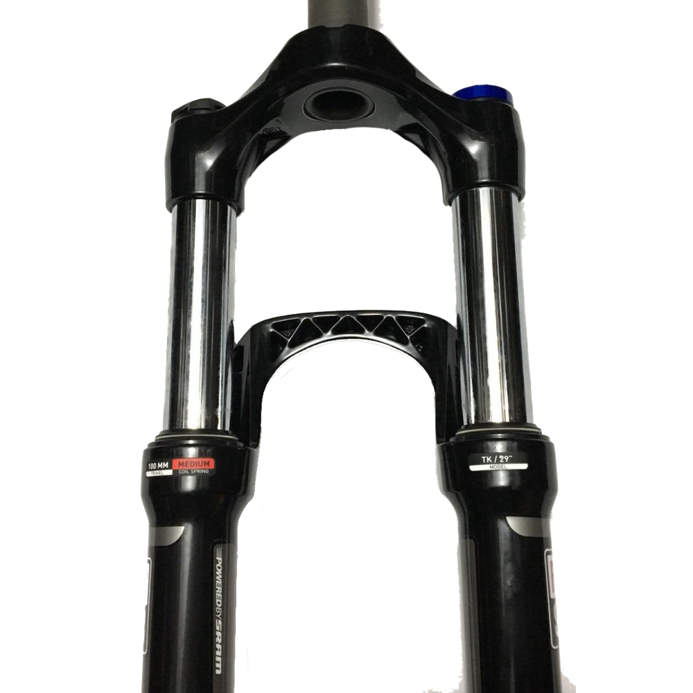 Suspensão 29 Rock Shox  Xc 30 100 Mm Trava Ombro Preta