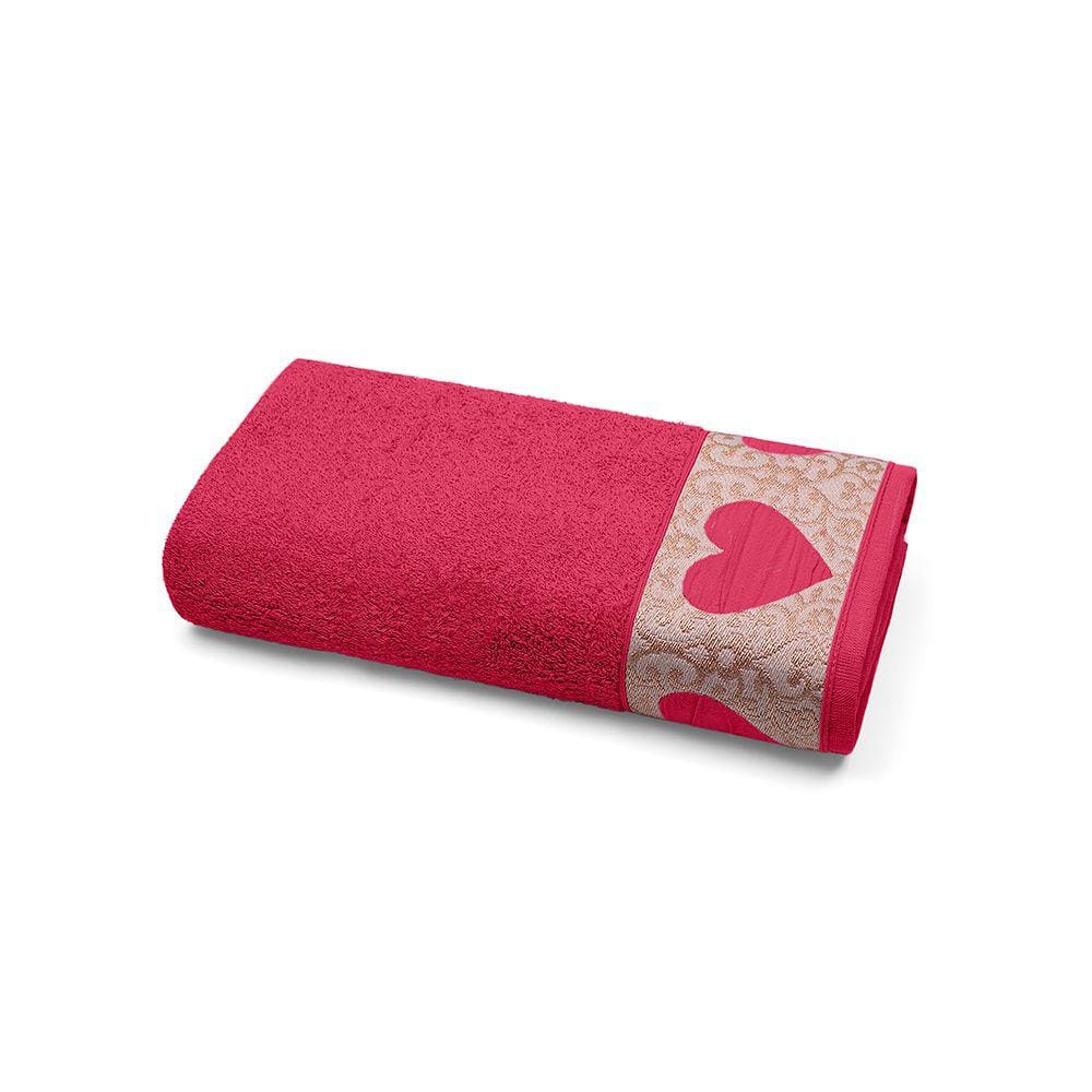 Toalha de Rosto Jacquard - Felpuda - Love - 100% Algodão - Buettner