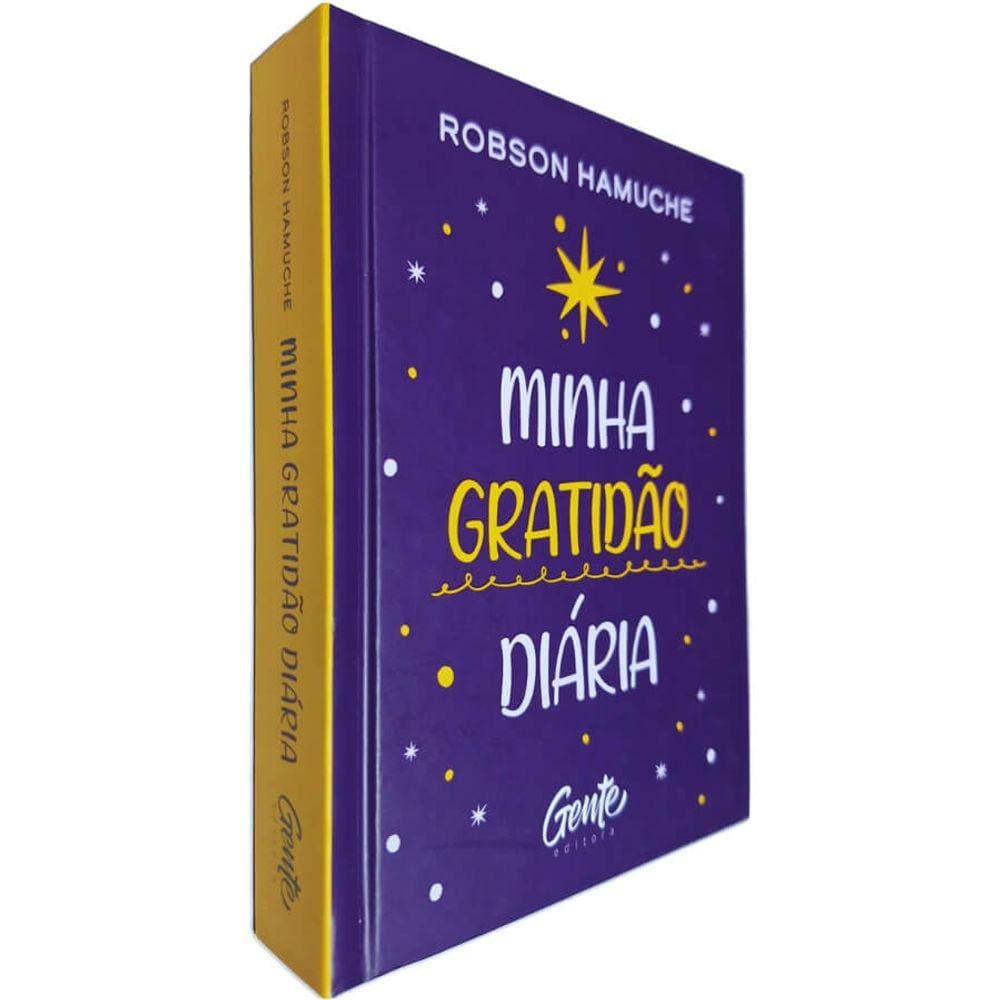 Livro Físico Minha Gratidão Diária Robson Hamuche