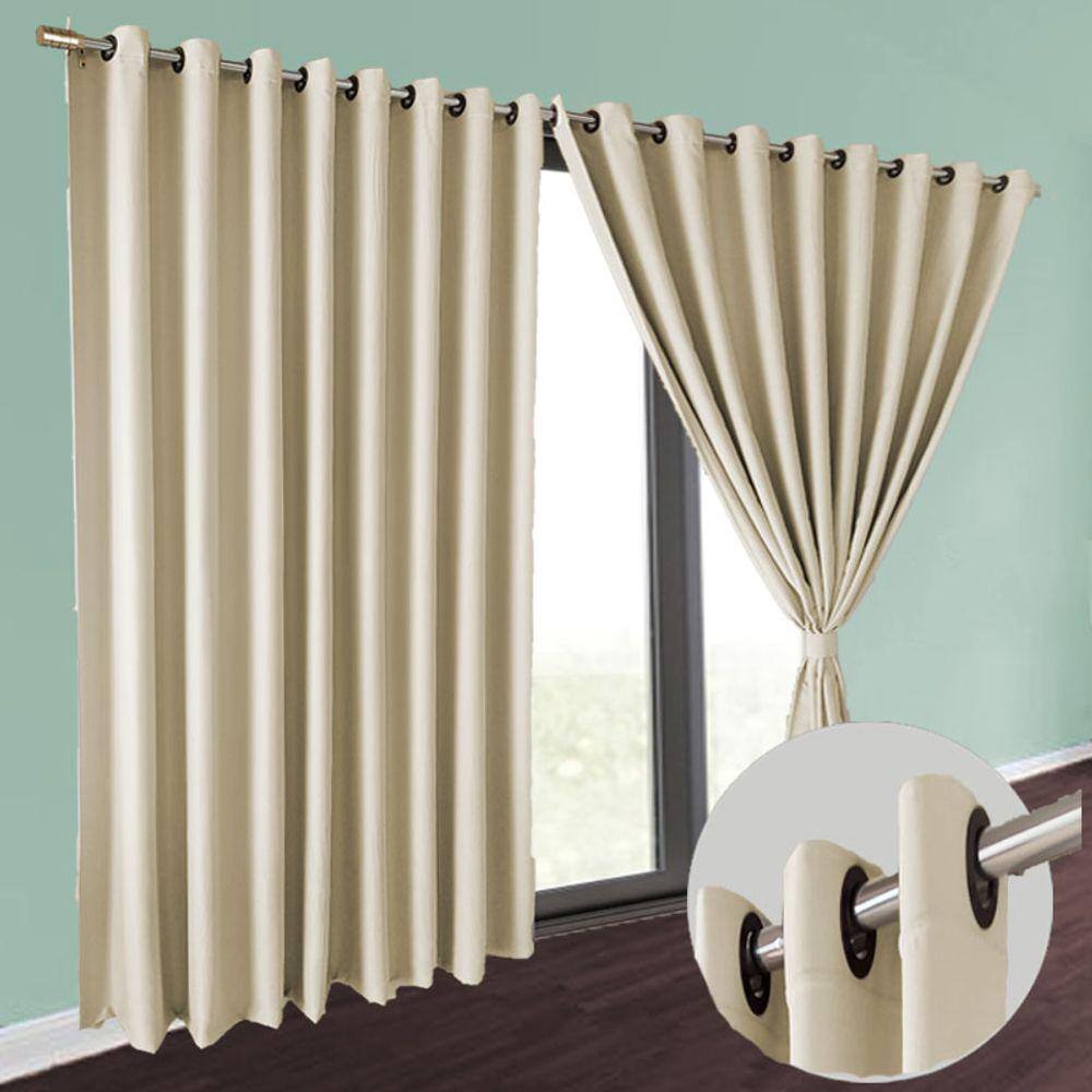 cortina blackout para sala quarto 6,00 x 2,90 Brenda branco