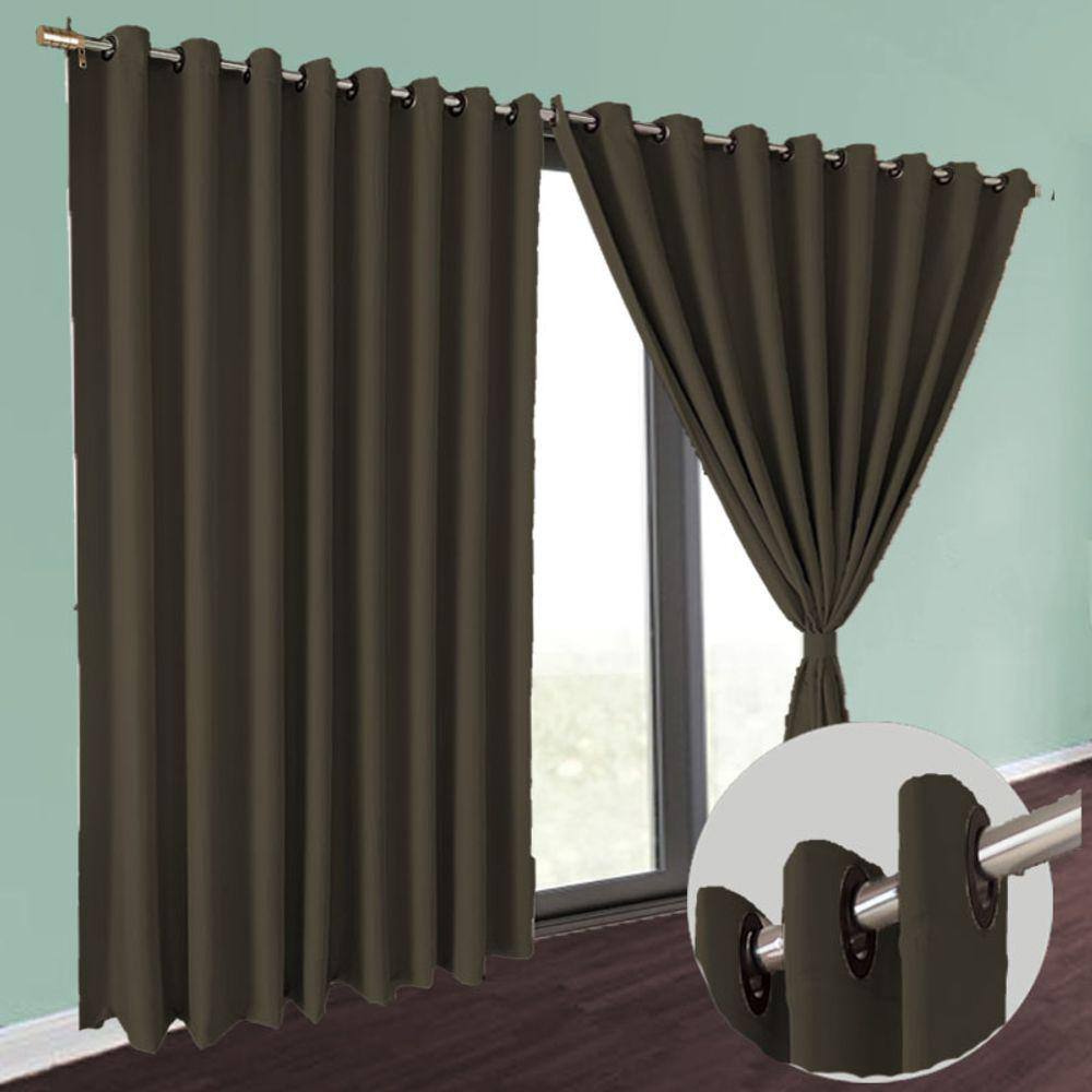 cortina blackout para sala quarto 6,00 x 2,90 Brenda branco