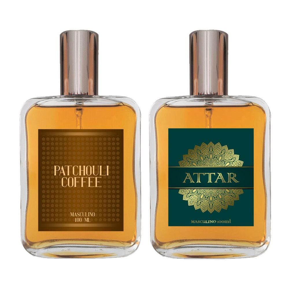Kit Perfume Masculino - Patchouli Coffee + Attar 100Ml