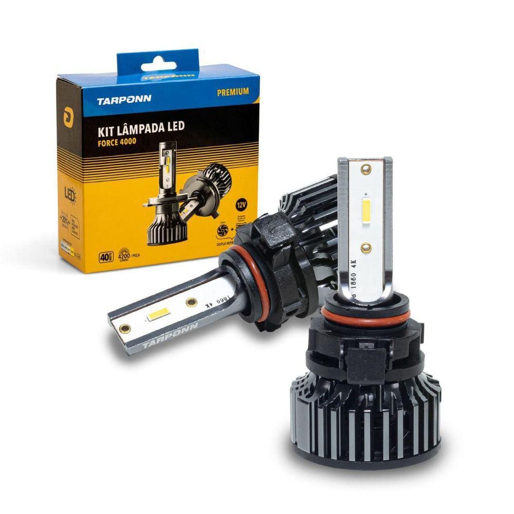 Kit Lâmpada Led Force 4000K Premium 8.400 Lms H16