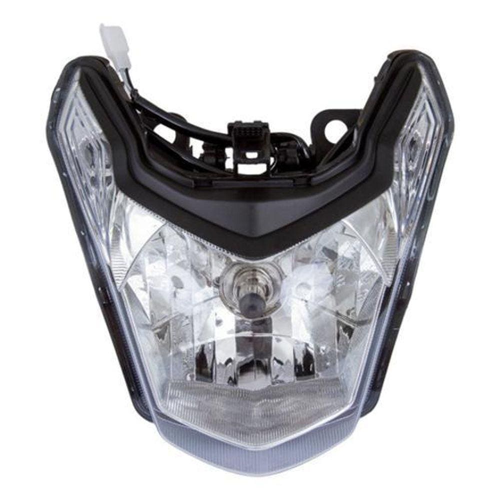 Frente Farol Bloco Ótico Carenagem Haojue Dk 150 1A Linha