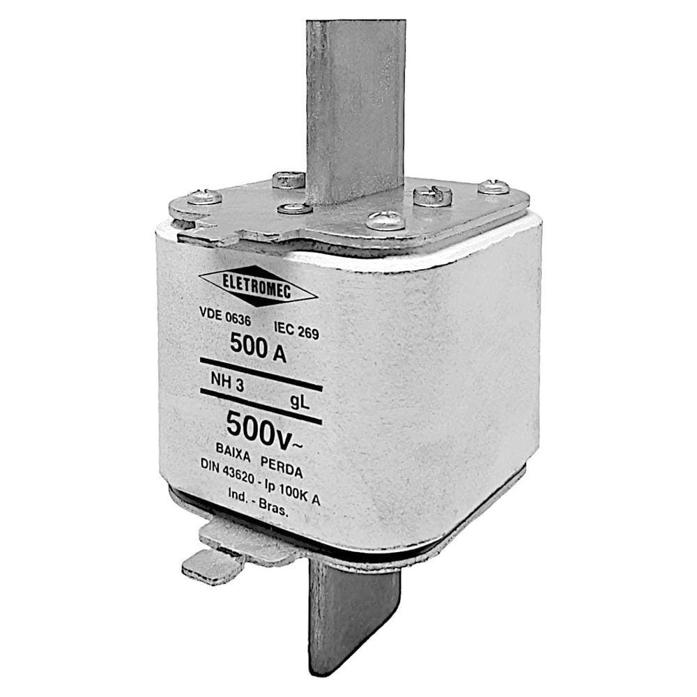 Fusivel Rapido Eletromec Nh3 500A 500Vac