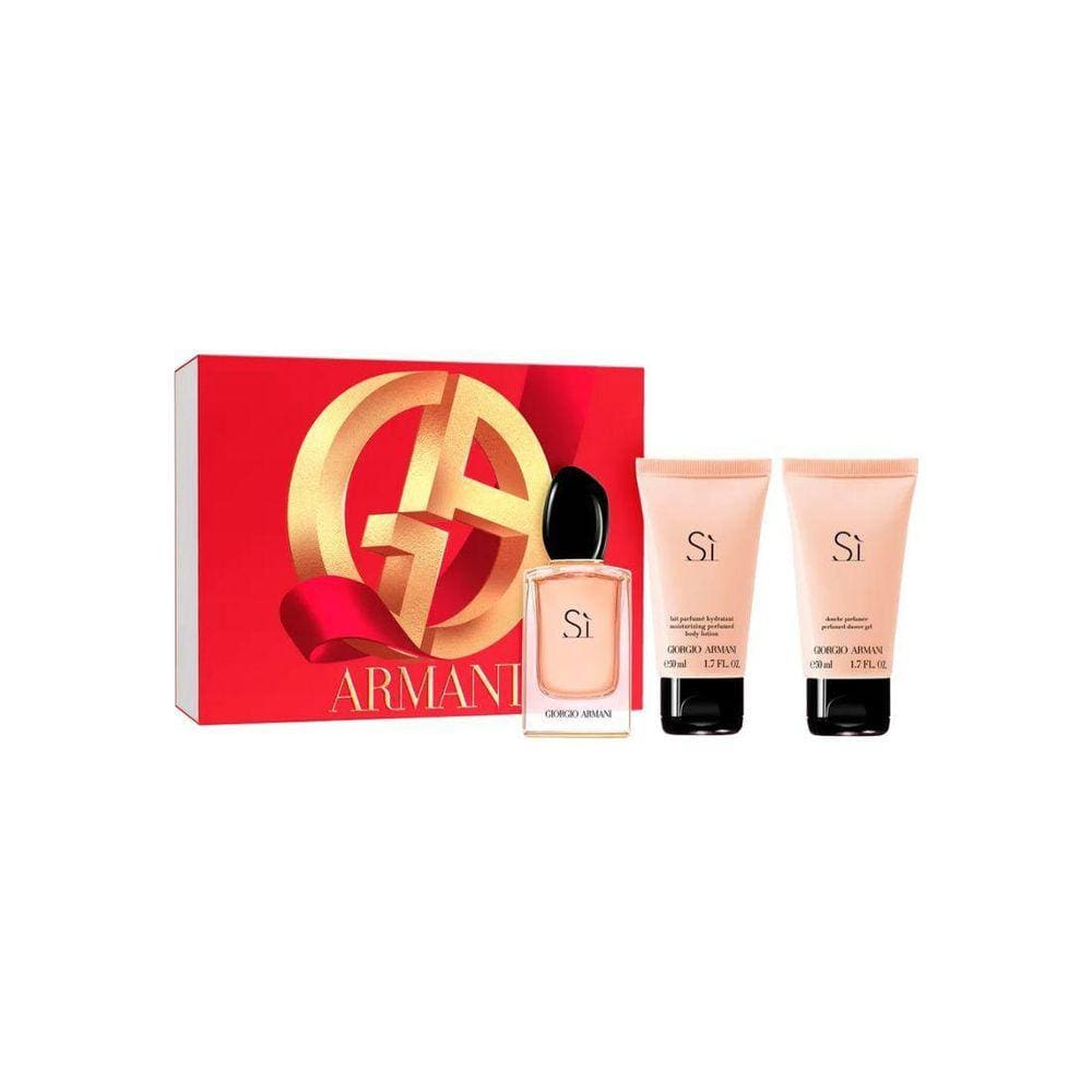 Kit Giorgio Armani S Edp 50Ml + Gel 50Ml + Lotion 50Ml