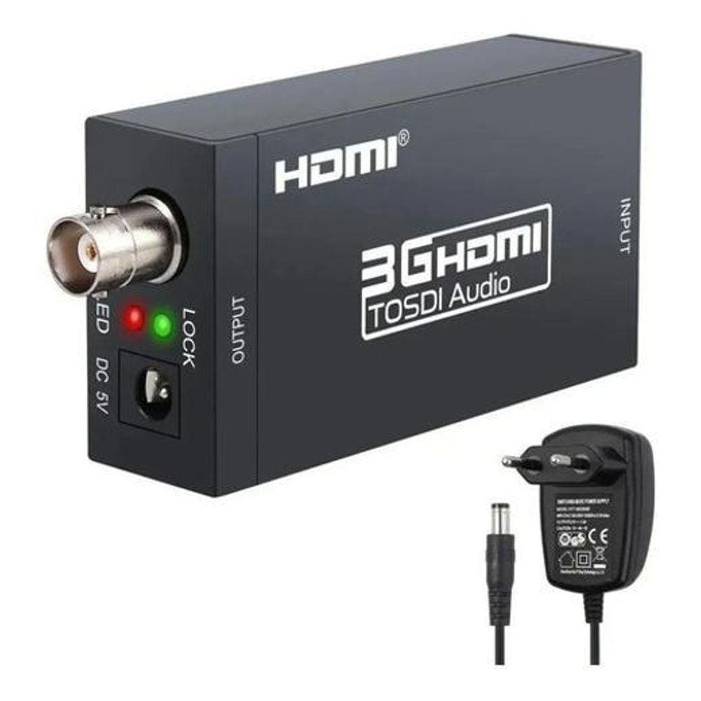 Adaptador Conversor De Hdmi V1.4 Para Sd-Sdi, Hd-Sdi 3G Sdi