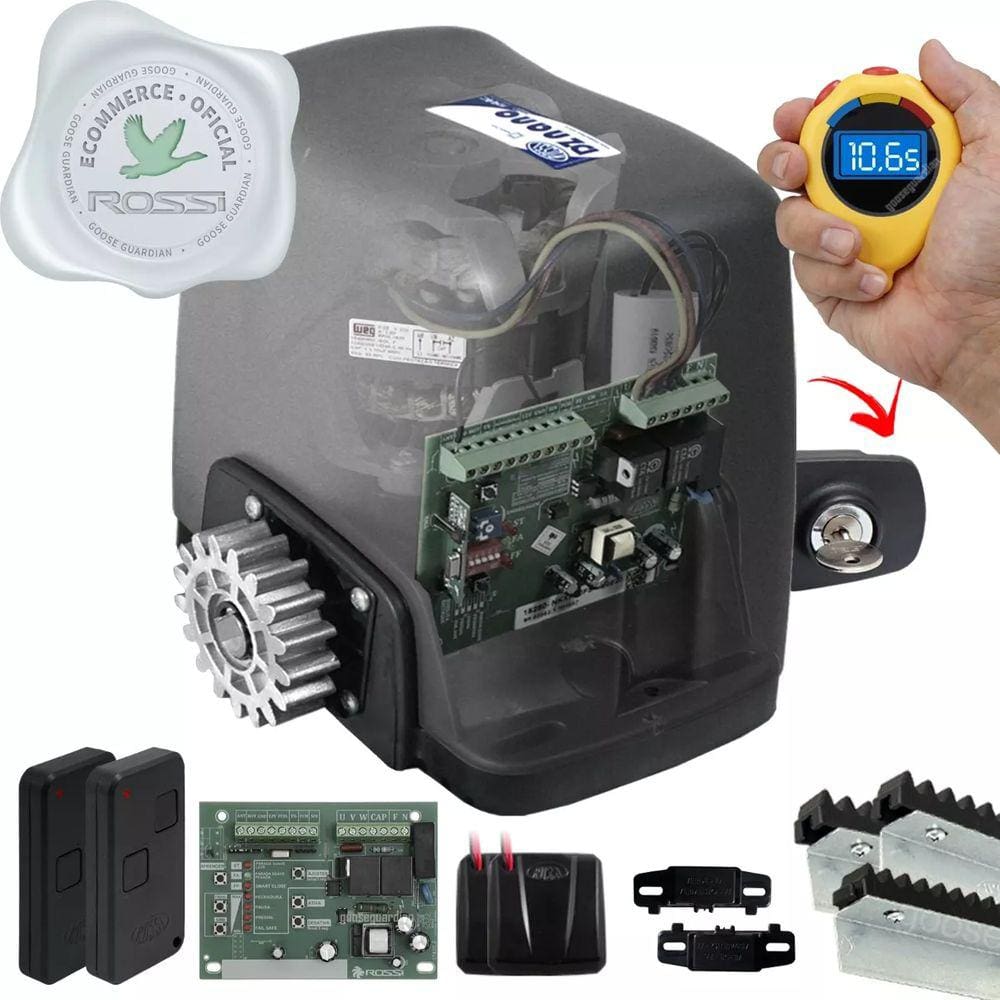 Kit Motor Rossi Dz Nano Turbo 3 Crem 2 Control 2 Txcar 600kg